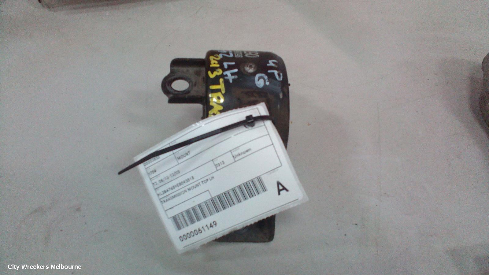 HOLDEN TRAX MOUNT, TJ, 08/2013 - 12/2020