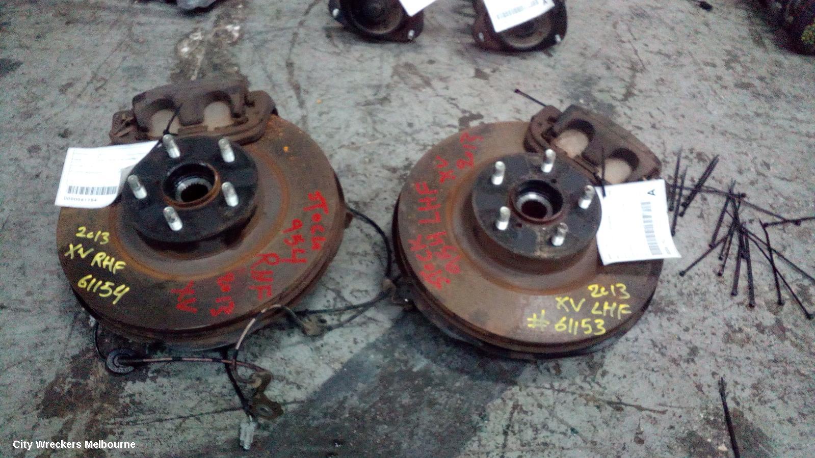 SUBARU XV LEFT FRONT HUB ASSEMBLY, G4X, 05/2012 - 10/2013
