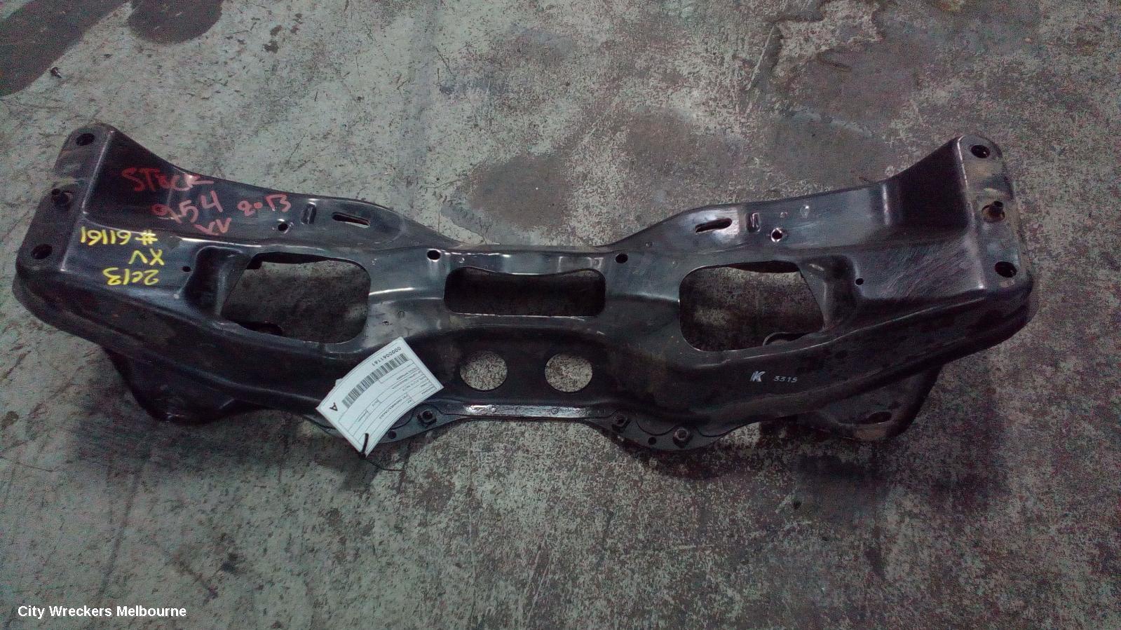 SUBARU XV FRT XMEMBER/CRADLE, ENGINE CROSSMEMBER, PETROL, 2.0, FB20, G4X, 08/2011 - 03/2015