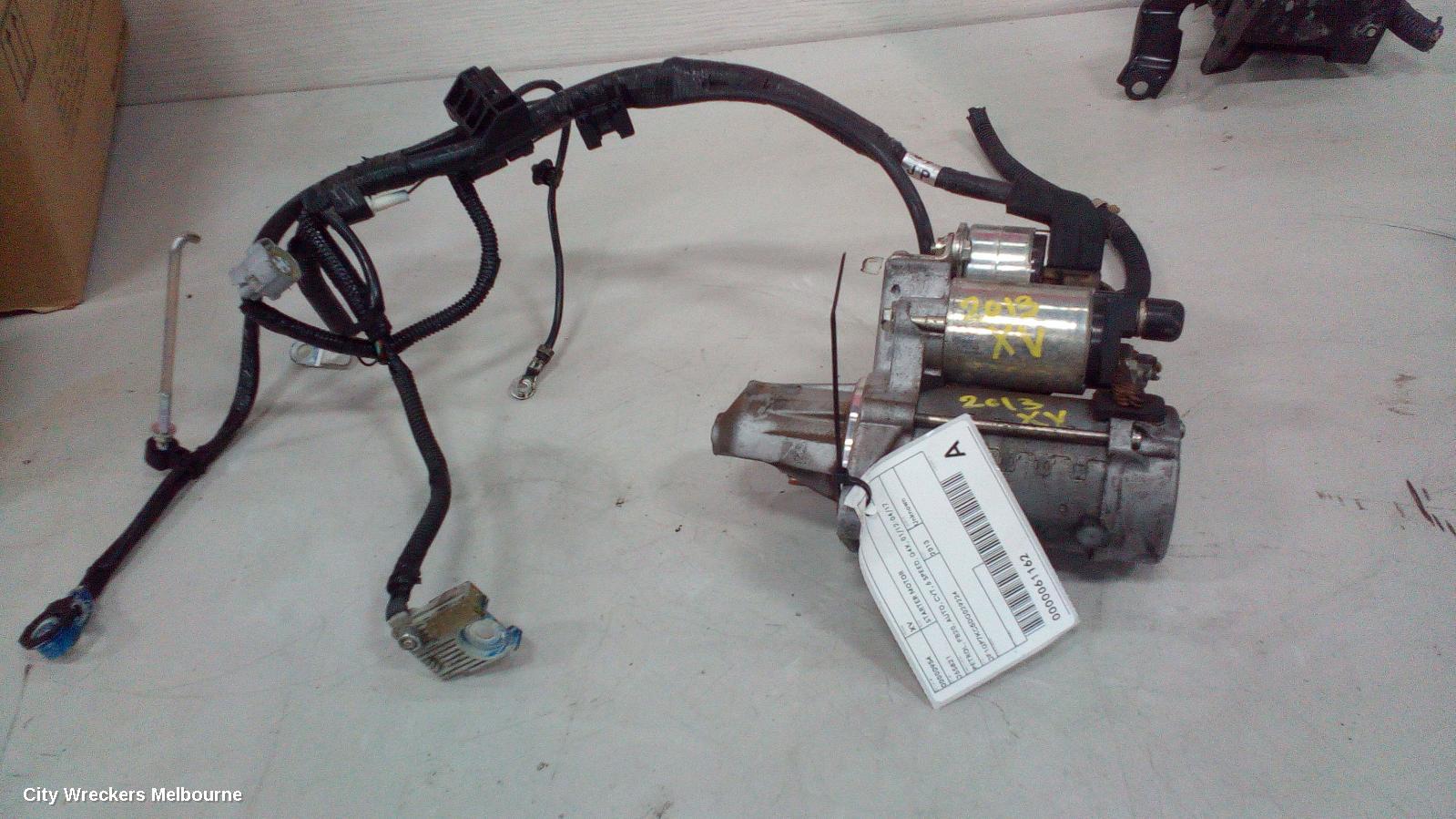 SUBARU XV STARTER, PETROL, FB20, AUTO, CVT, 6 SPEED, G4X, 01/2012 - 04/2017