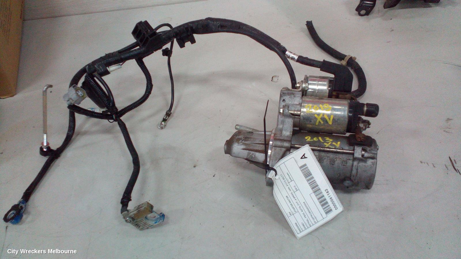 SUBARU XV STARTER, PETROL, FB20, AUTO, CVT, 6 SPEED, G4X, 01/2012 - 04/2017