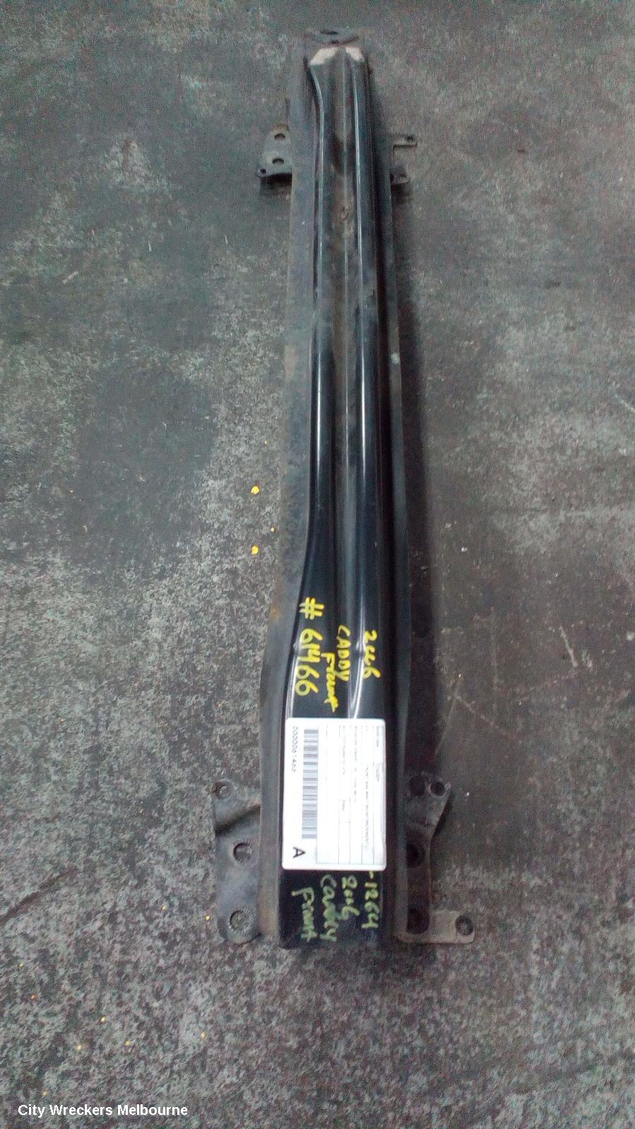 VOLKSWAGEN CADDY F/BAR REINFORC/BRACK, REINFORCEMENT, 2K, 12/2004 - 08/2010