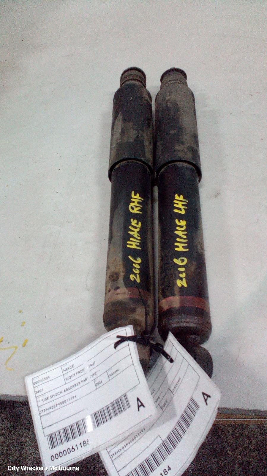 TOYOTA HIACE LEFT FRONT STRUT, ***USE SHOCK ABSORBER PART TYPE***