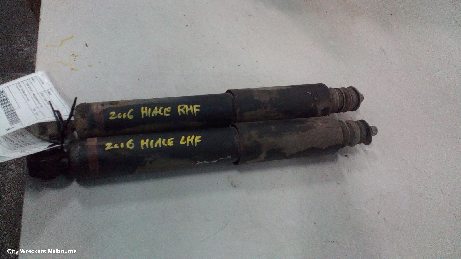 TOYOTA HIACE RIGHT FRONT STRUT, ***USE SHOCK ABSORBER PART TYPE***