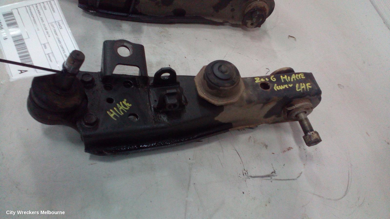 TOYOTA HIACE LEFT FRONT LOWER CONTROL ARM, TRH/KDH, 2WD, 03/2005 - 04/2019