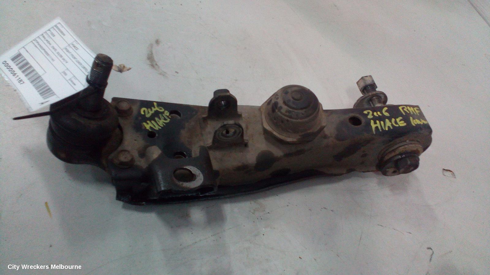 TOYOTA HIACE RIGHT FRONT LOWER CONTROL ARM, TRH/KDH, 2WD, 03/2005 - 04/2019
