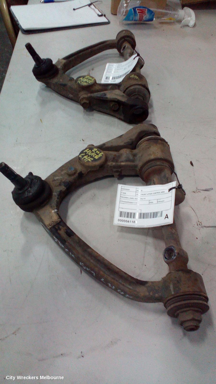 TOYOTA HIACE LEFT FRONT UPPER CONTROL ARM, TRH/KDH, 2WD, 03/2005 - 04/2019