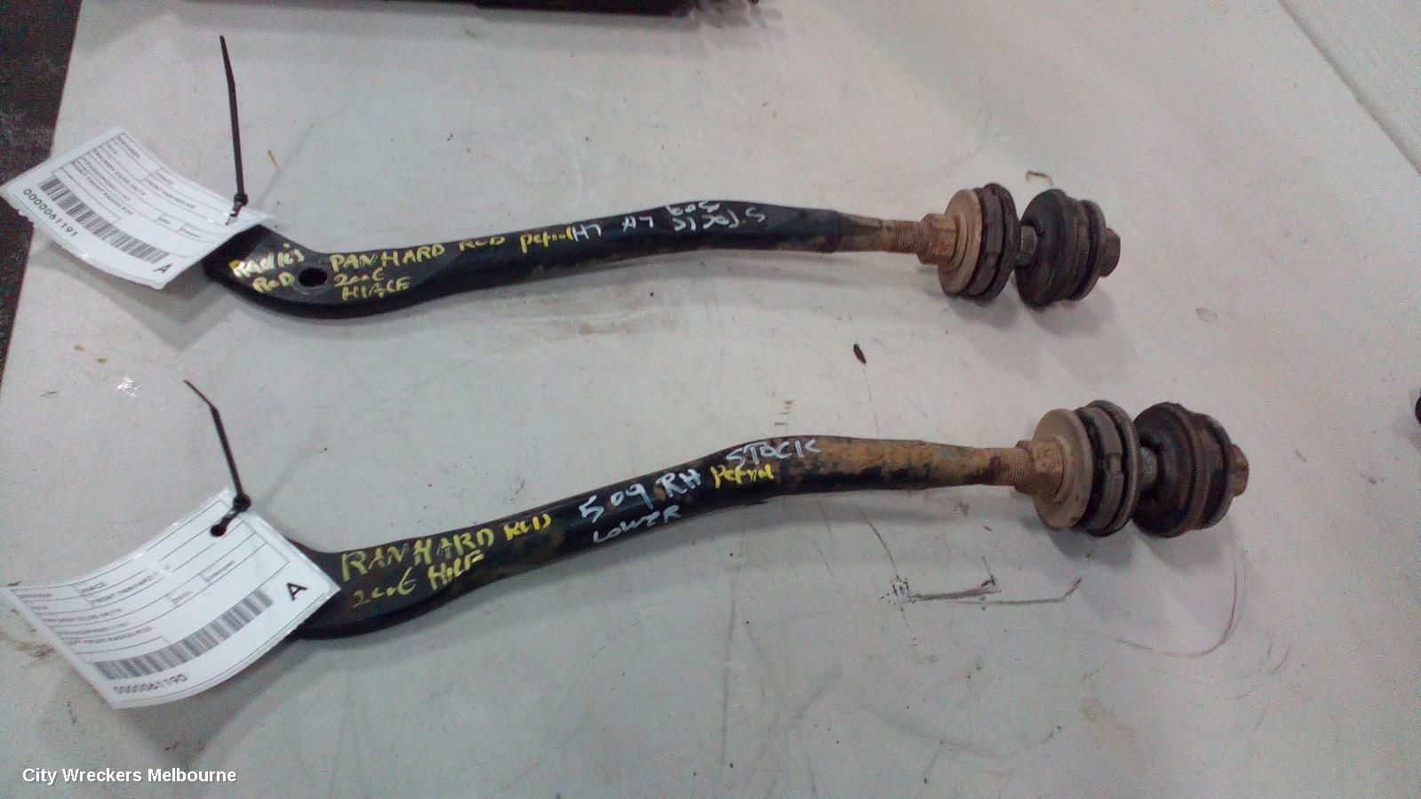 TOYOTA HIACE FRONT PANHARD ROD, TRH/KDH 03/2005 - 04/2019