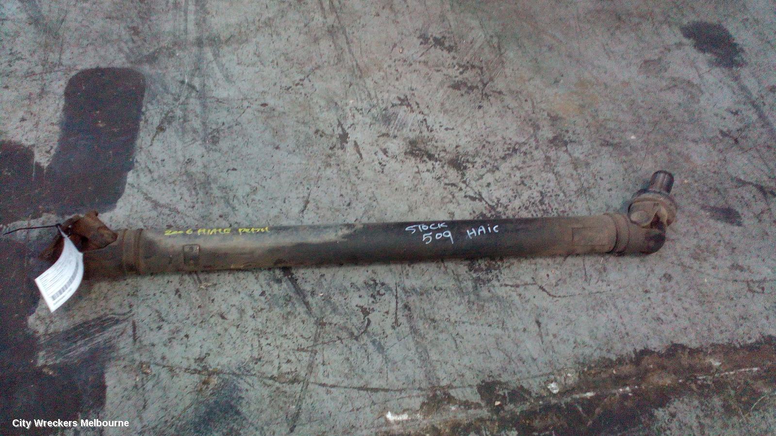 TOYOTA HIACE REAR DRIVE SHAFT, TRH, LWB/SWB, MANUAL T/M, PETROL, 03/2005 - 04/2019