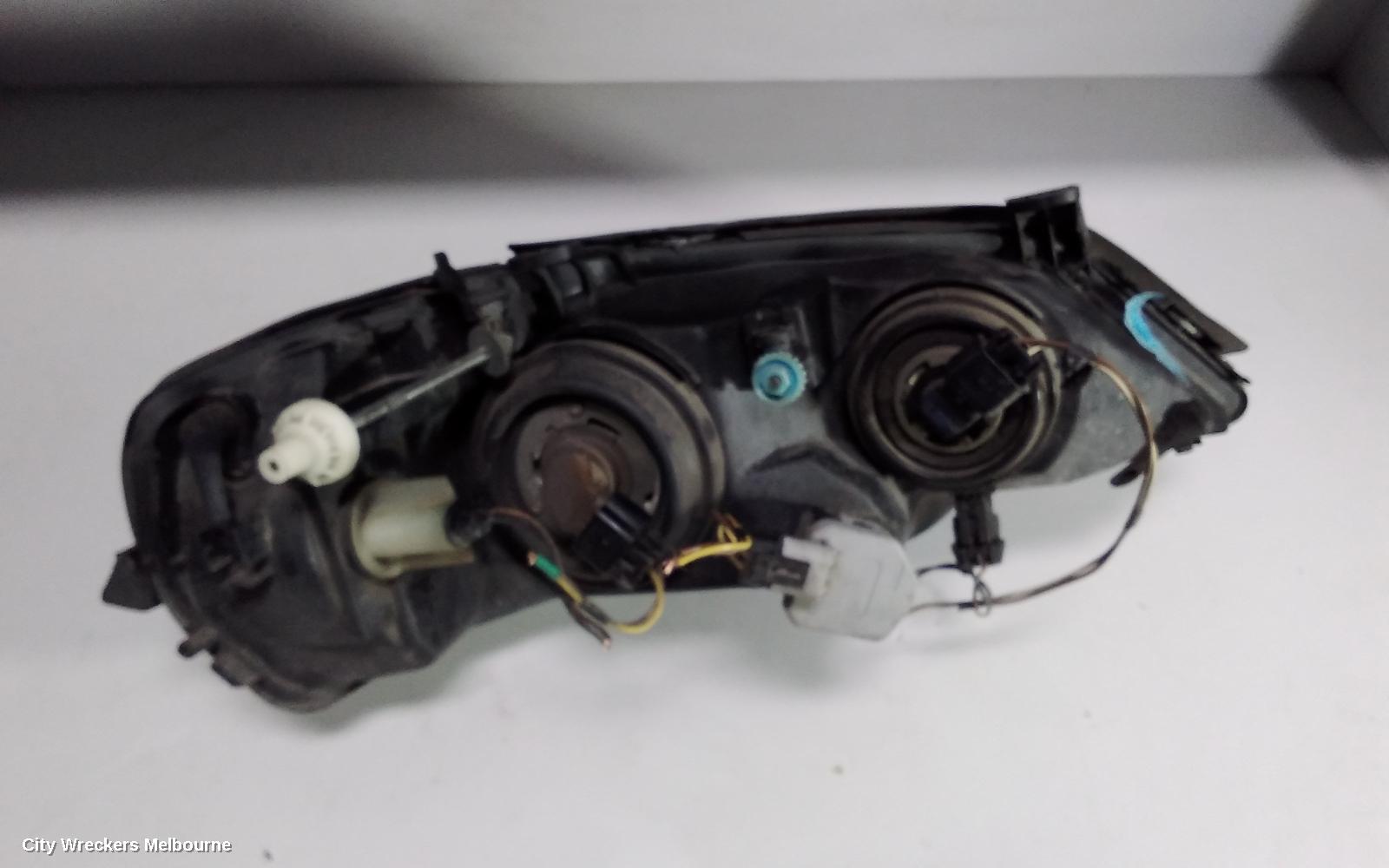 HOLDEN ASTRA LEFT HEADLAMP, TS, BLACK, INSERT TYPE, 09/1998 - 10/2006