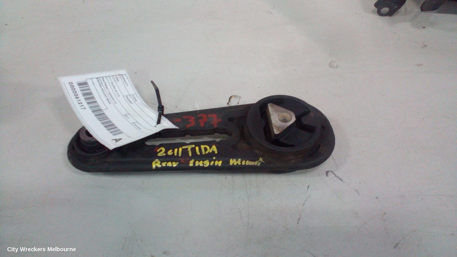 NISSAN TIIDA MOUNT, ENGINE MOUNT, REAR BUFFER ASSY, PETROL, 1.8, MR18, C11, 09/2004 - 01/2013