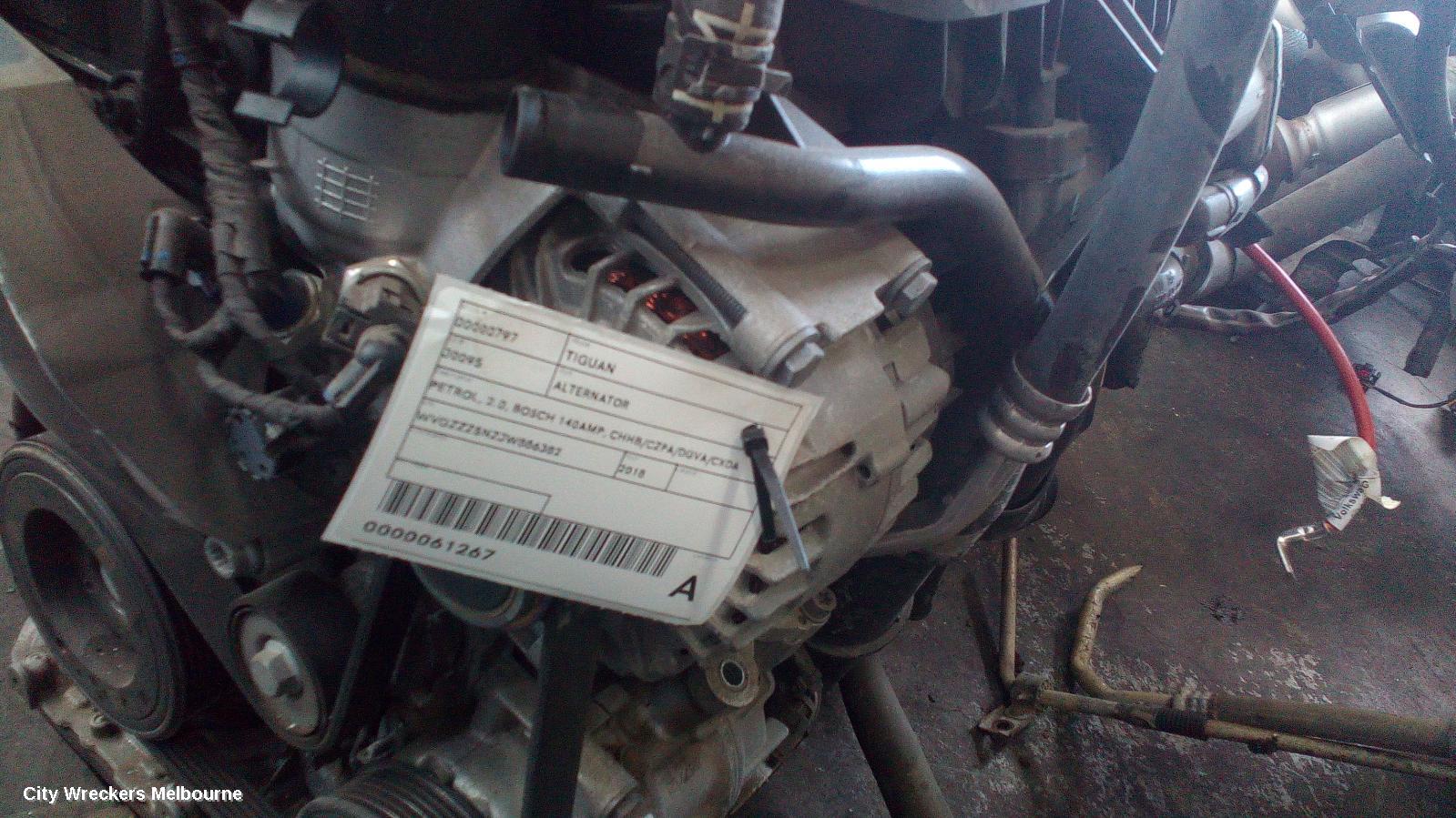 VOLKSWAGEN TIGUAN ALTERNATOR, PETROL, 2.0, BOSCH 140AMP, CHHB/CZPA/DGVA/CXDA CODE, 5NA, 06/2016 ONWARDS