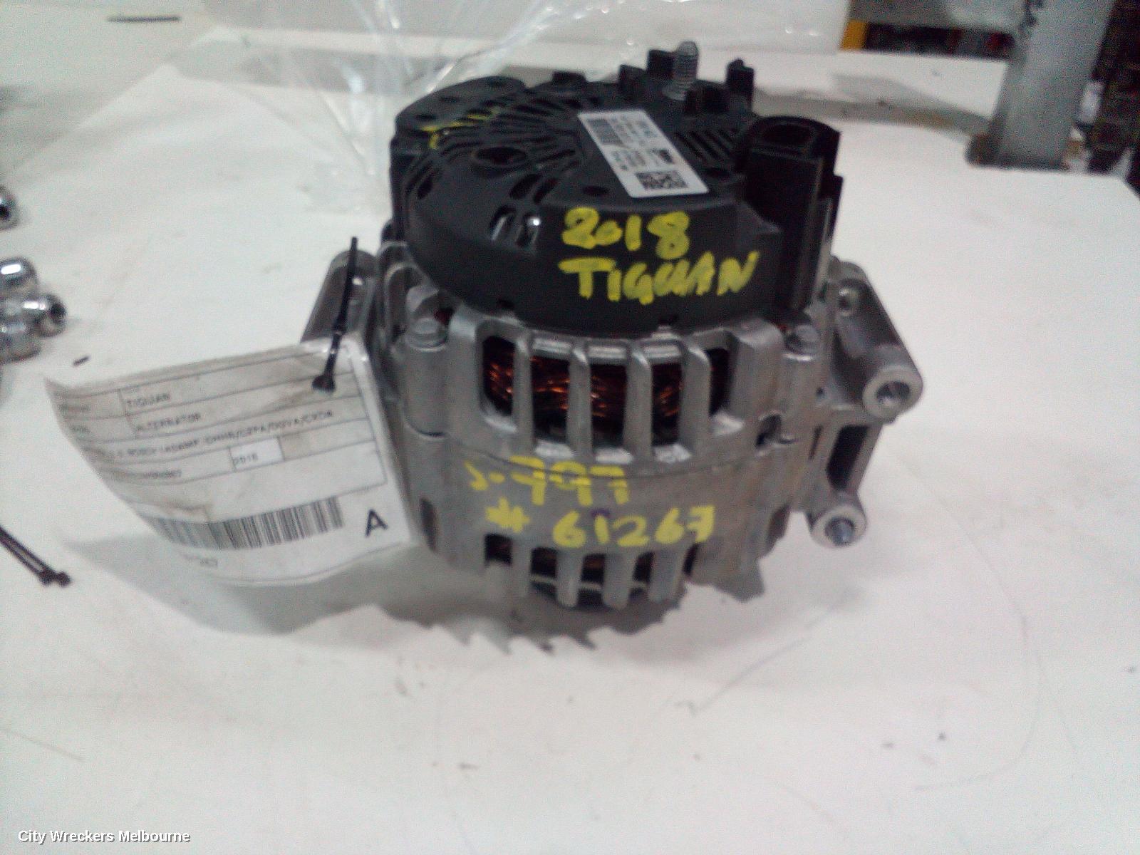 VOLKSWAGEN TIGUAN ALTERNATOR, PETROL, 2.0, BOSCH 140AMP, CHHB/CZPA/DGVA/CXDA CODE, 5NA, 06/2016 ONWARDS