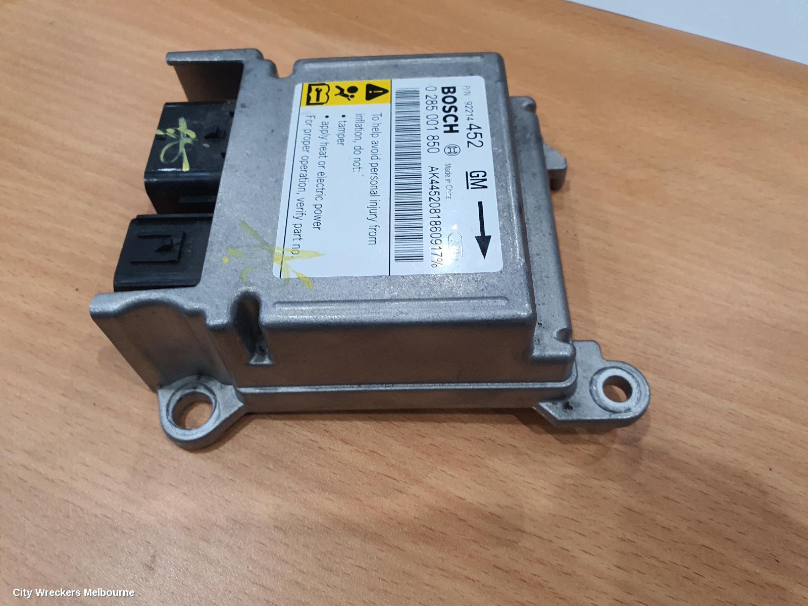HOLDEN COMMODORE AIRBAG MODULE/SENSOR, MODULE, VE, P/N 92214452, 08/2006 - 04/2013