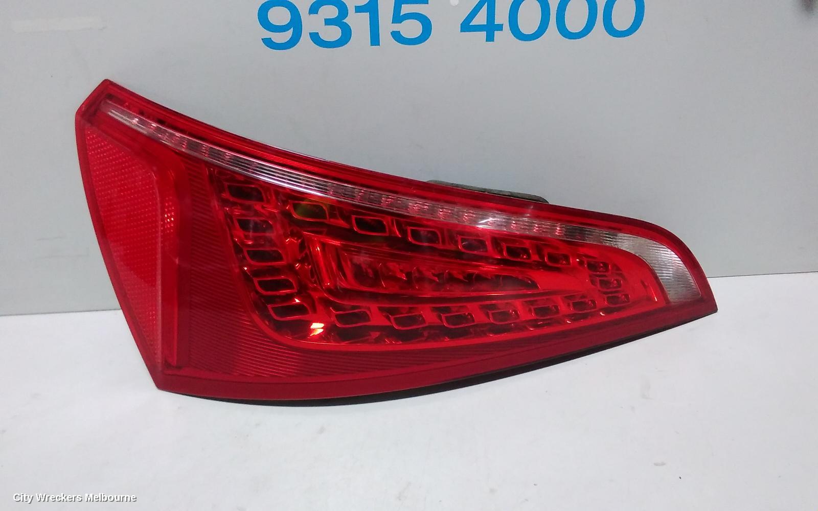 AUDI Q5 LEFT TAILLIGHT, IN TAILGATE, 8R, LED TYPE, 03/2009 - 09/2012