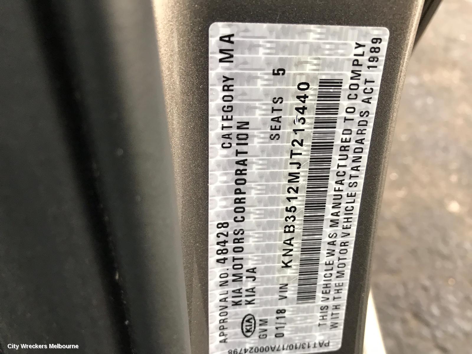 KIA PICANTO LEFT DRIVESHAFT, AUTO T/M, 1.2, JA, 05/2017 ONWARDS