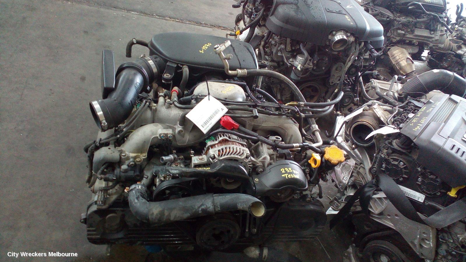 SUBARU OUTBACK TRANS/GEARBOX, AUTO, PETROL, 2.5, EJ25, 4SPD, NON TURBO, TZ1B7LFCBA, 4TH GEN, 09/2003 - 08/2009