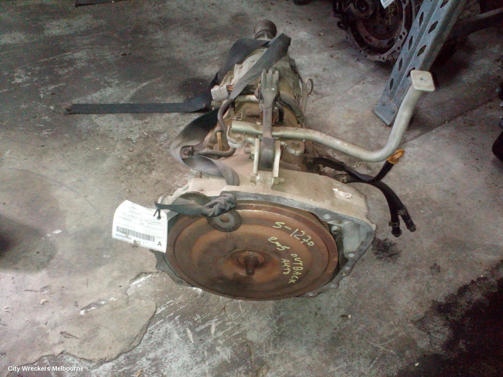 SUBARU OUTBACK TRANS/GEARBOX, AUTO, PETROL, 2.5, EJ25, 4SPD, NON TURBO, TZ1B7LFCBA, 4TH GEN, 09/2003 - 08/2009
