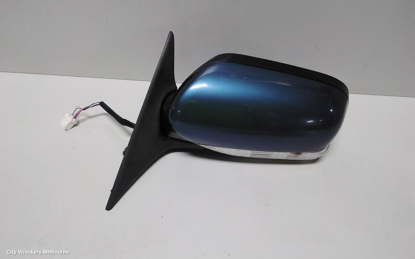 SUBARU OUTBACK LEFT DOOR MIRROR, 4TH GEN, 6 WIRE TYPE, 09/2003 - 09/2006