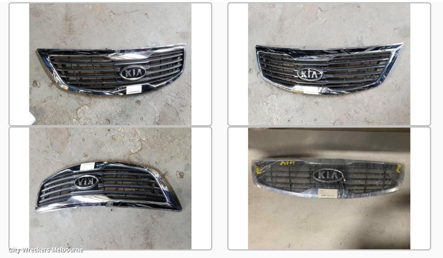 KIA CARNIVAL/GRAND CARNIVAL GRILLE, CARNIVAL/GRAND CARNIVAL, RADIATOR GRILLE, VQ, CHROME, 12/2009 - 12/2014