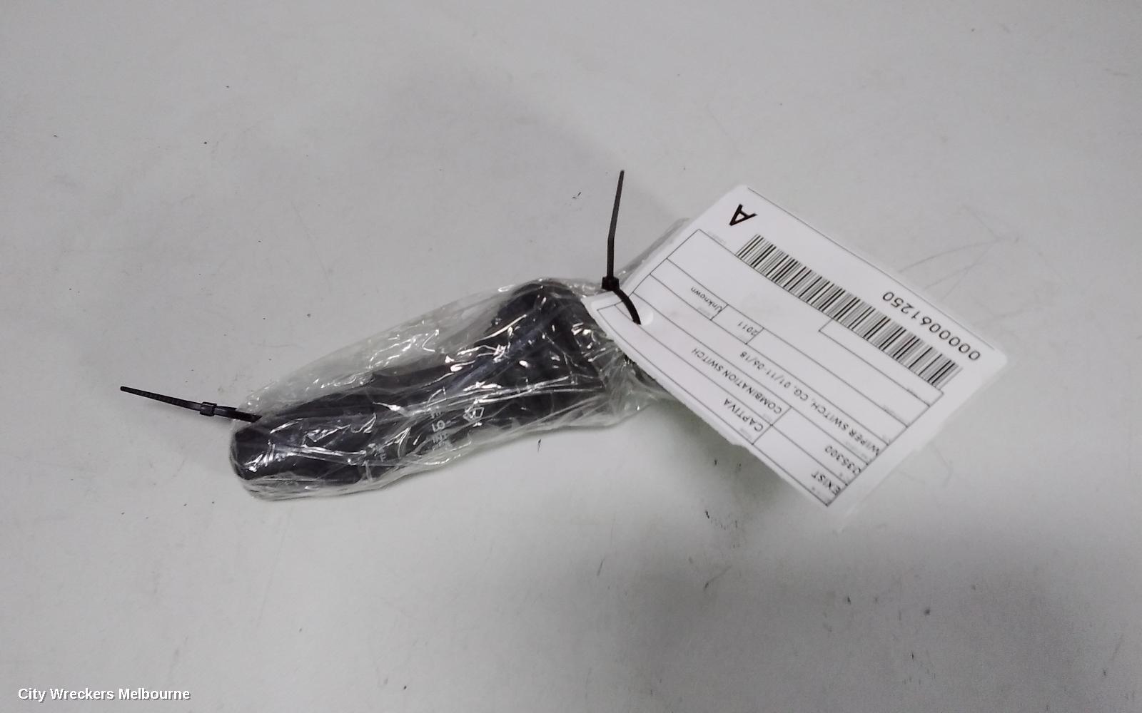 HOLDEN CAPTIVA COMBINATION SWITCH, WIPER SWITCH, CG, 01/2011 - 06/2018