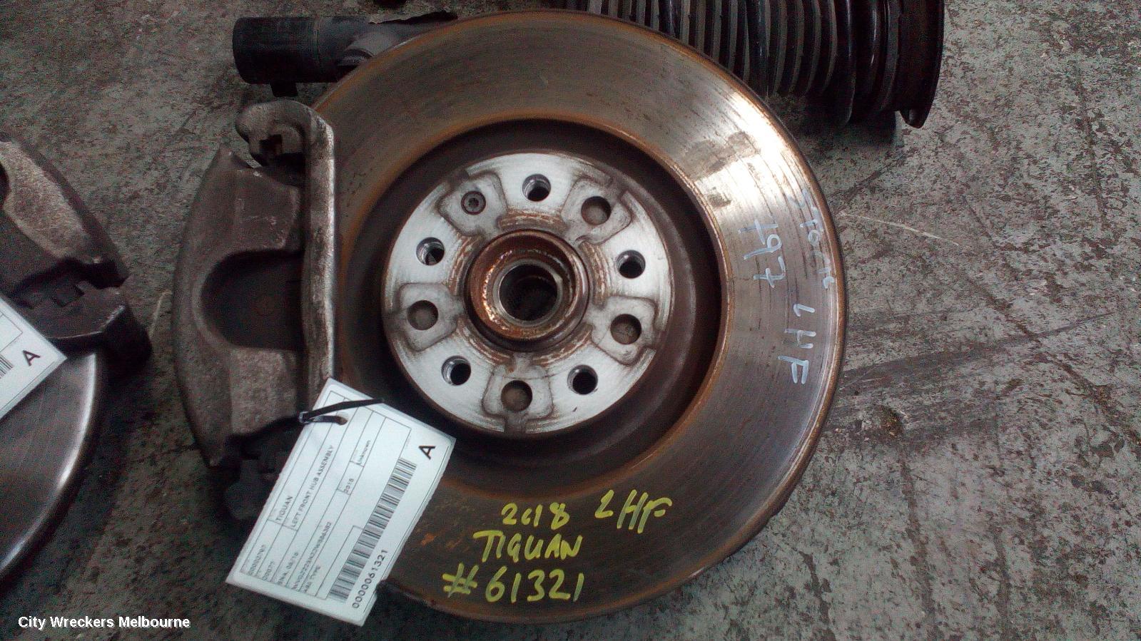 VOLKSWAGEN TIGUAN LEFT FRONT HUB ASSEMBLY, 5NA, 06/2016 - 02/2024