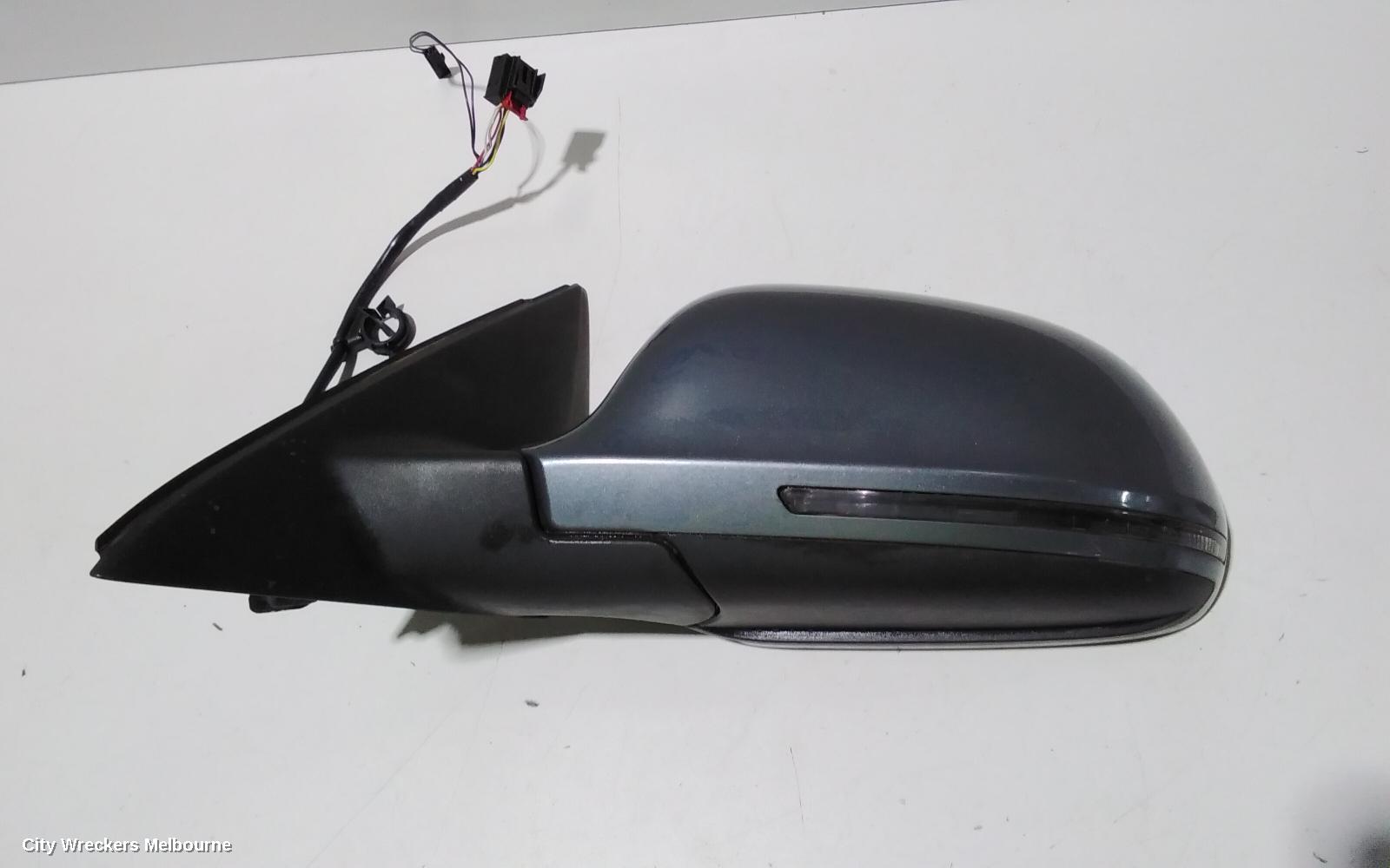 AUDI Q3 LEFT DOOR MIRROR, POWER, NON AUTO FOLD, NON HEATED, NON LANE ASSIST, 8U, 03/2012 - 12/2018