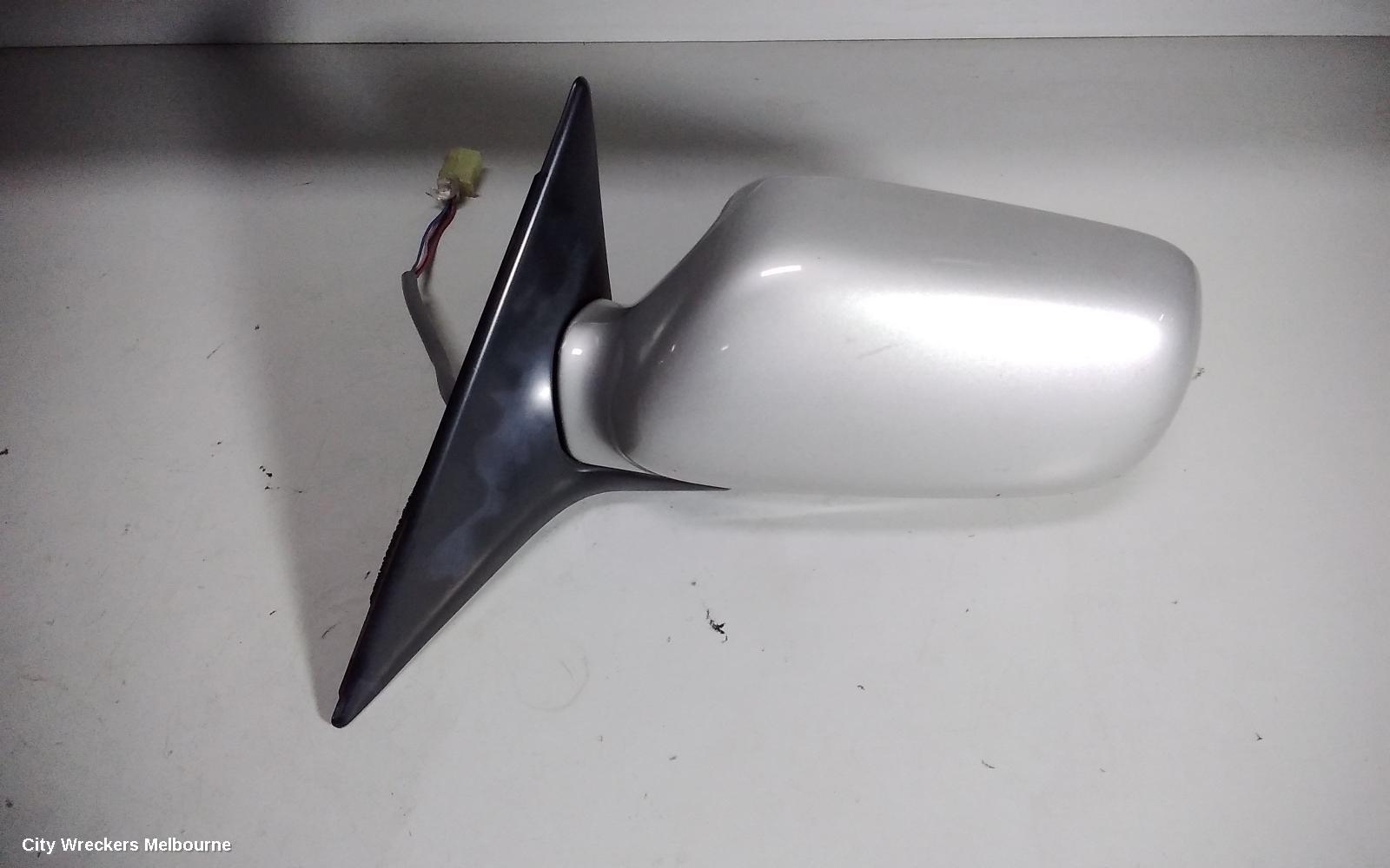 SUBARU LIBERTY LEFT DOOR MIRROR, 3RD GEN, COLOUR CODED, OEW 5092, 10/1998 - 06/2002