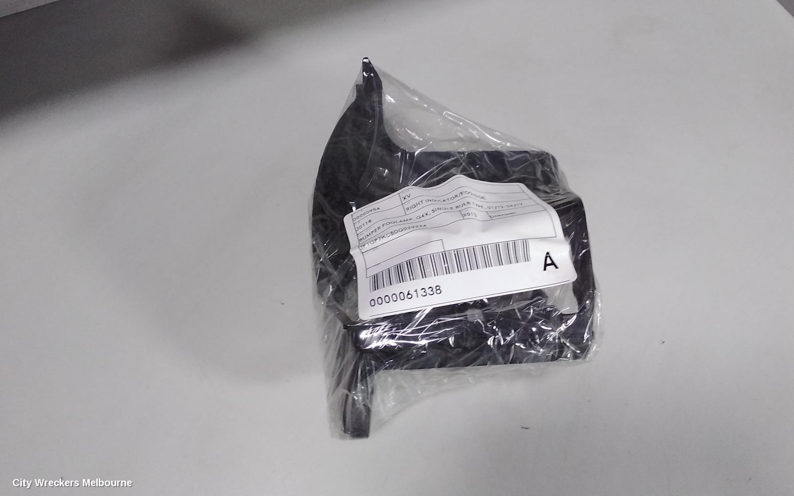 SUBARU XV RIGHT INDICATOR/FOG/SIDE, BUMPER FOGLAMP, G4X, SINGLE BULB TYPE, 08/2011 - 04/2017