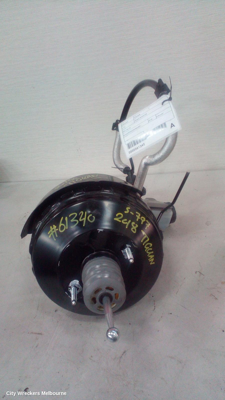 VOLKSWAGEN TIGUAN BRAKE BOOSTER, PETROL, 2.0, TURBO, 5NA, 06/2016 ONWARDS