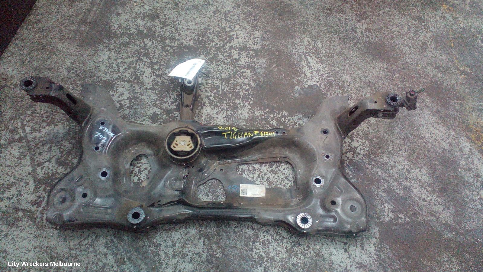 VOLKSWAGEN TIGUAN FRT XMEMBER/CRADLE, 5NA, CROSSMEMBER, 06/2016 ONWARDS