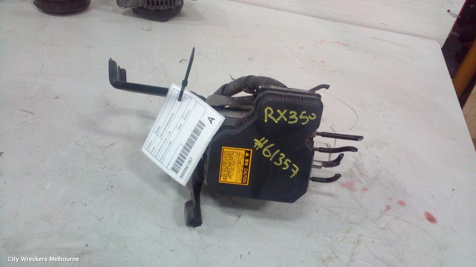 LEXUS RX SERIES ABS PUMP/MODULATOR, MCU3#, 04/2003 - 11/2005