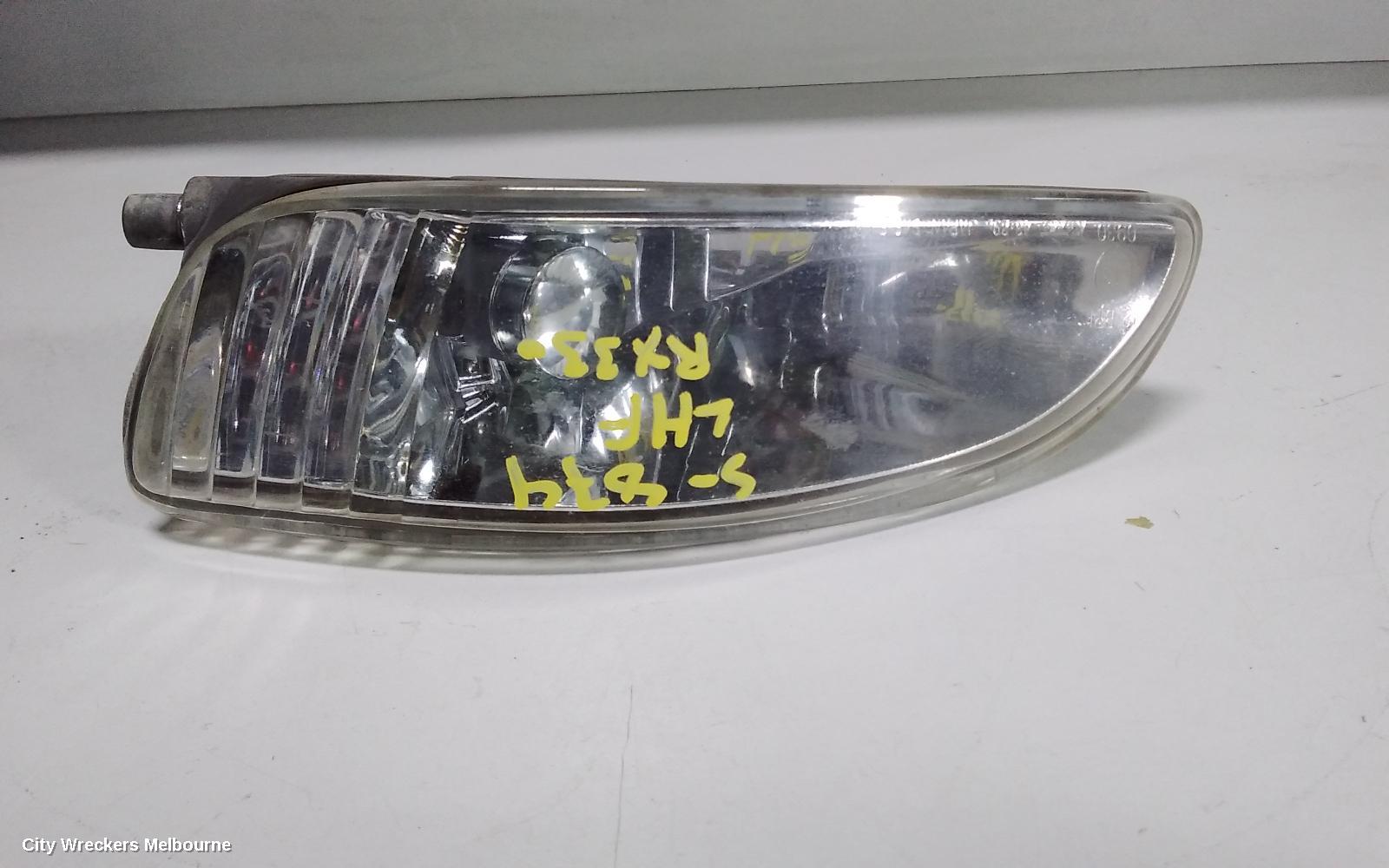LEXUS RX SERIES LEFT INDICATOR/FOG/SIDE, BUMPER FOGLAMP, MCU3/GSU3/MHU3#, 04/2003 - 11/2008