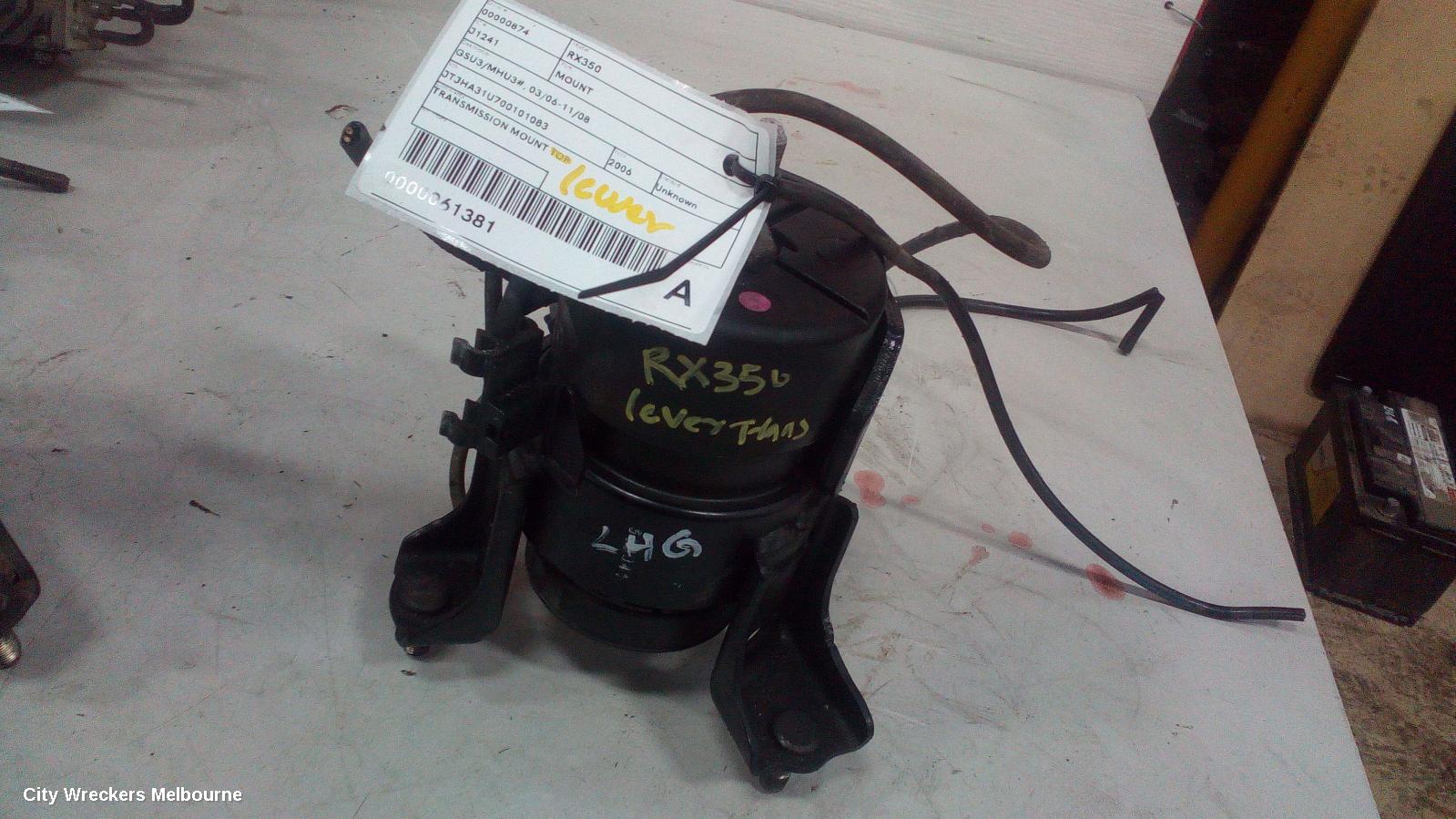 LEXUS RX SERIES MOUNT, GSU3/MHU3#, 03/2006 - 11/2008
