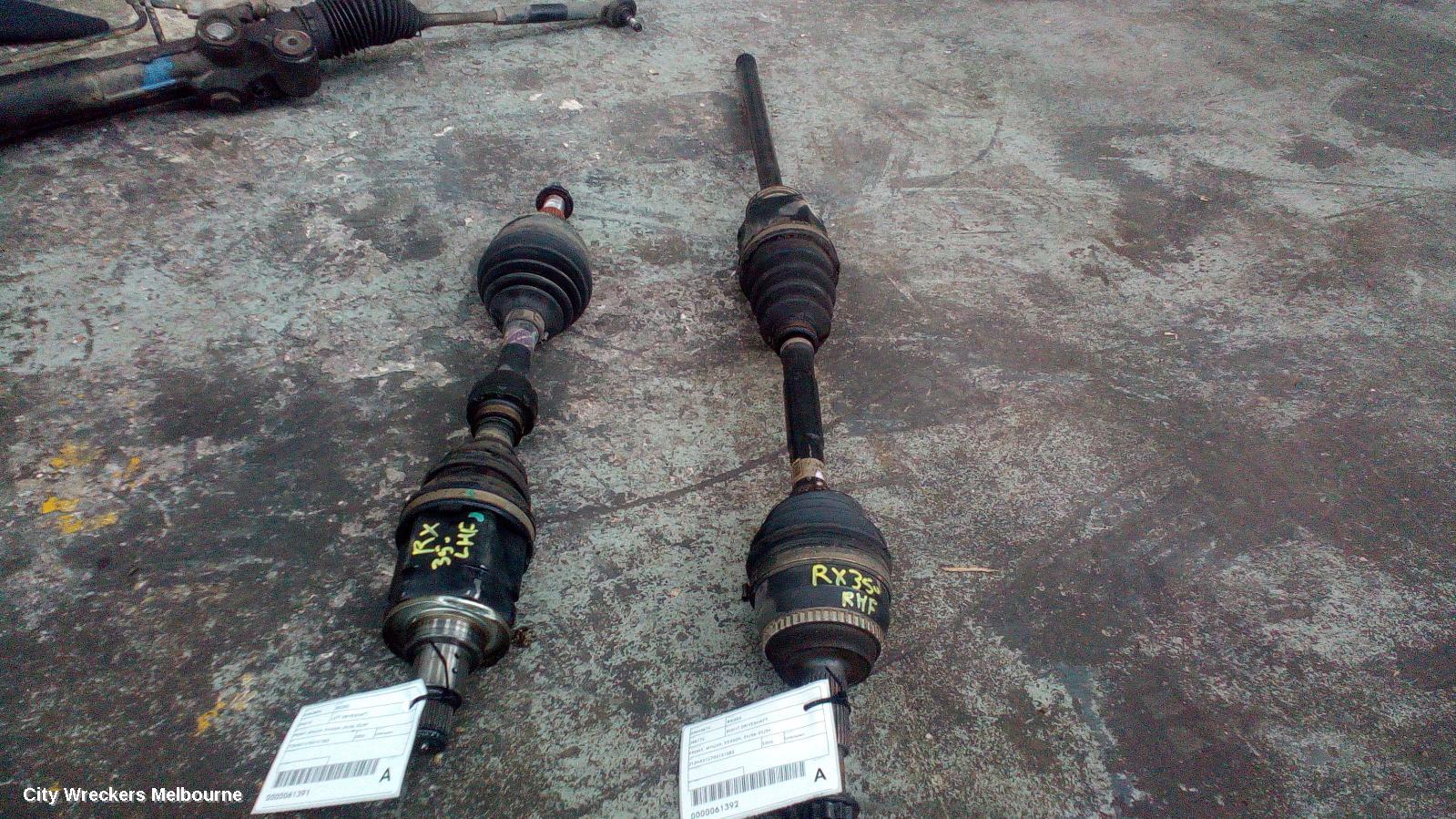 LEXUS RX SERIES RIGHT DRIVESHAFT, FRONT, MCU3#, RX330, 04/2003 - 11/2005