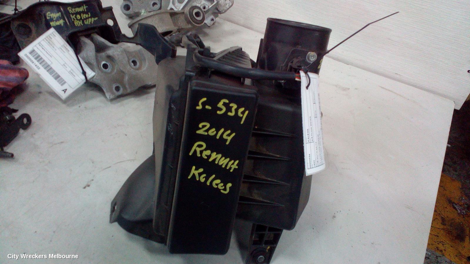 RENAULT KALEOS AIR FLOW METER, 2.5, PETROL, H45, 09/2013 - 04/2016