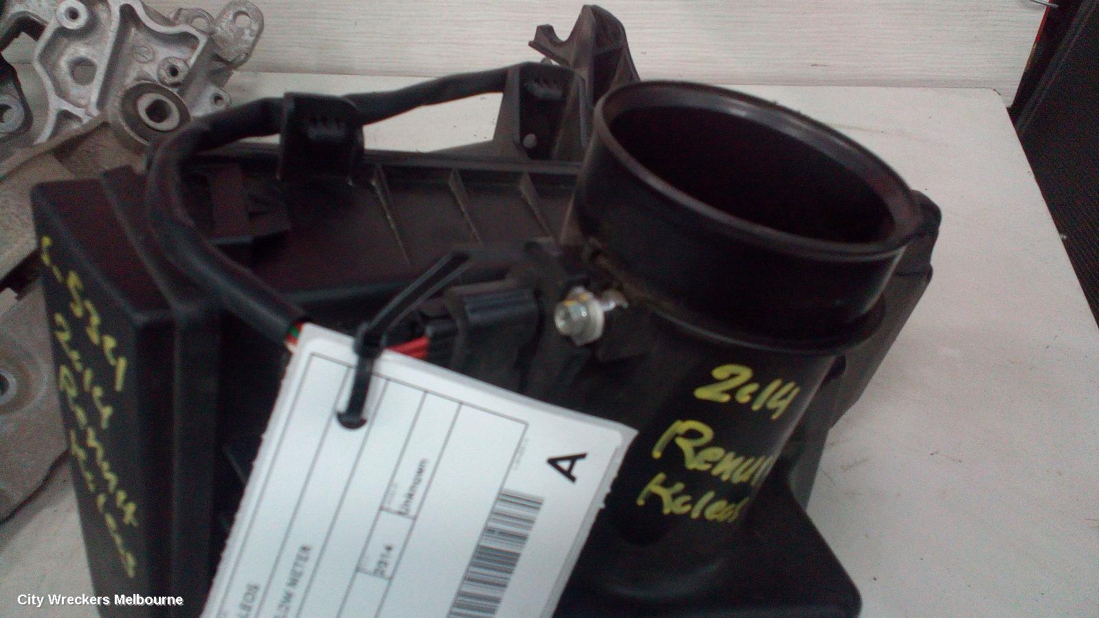 RENAULT KALEOS AIR FLOW METER, 2.5, PETROL, H45, 09/2013 - 04/2016