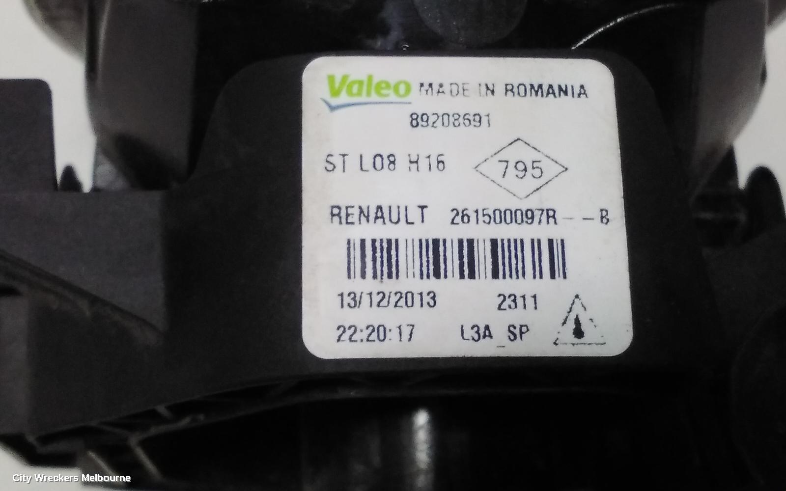 RENAULT KALEOS RIGHT INDICATOR/FOG/SIDE, BUMPER FOGLAMP, H45, 03/2013 - 04/2016