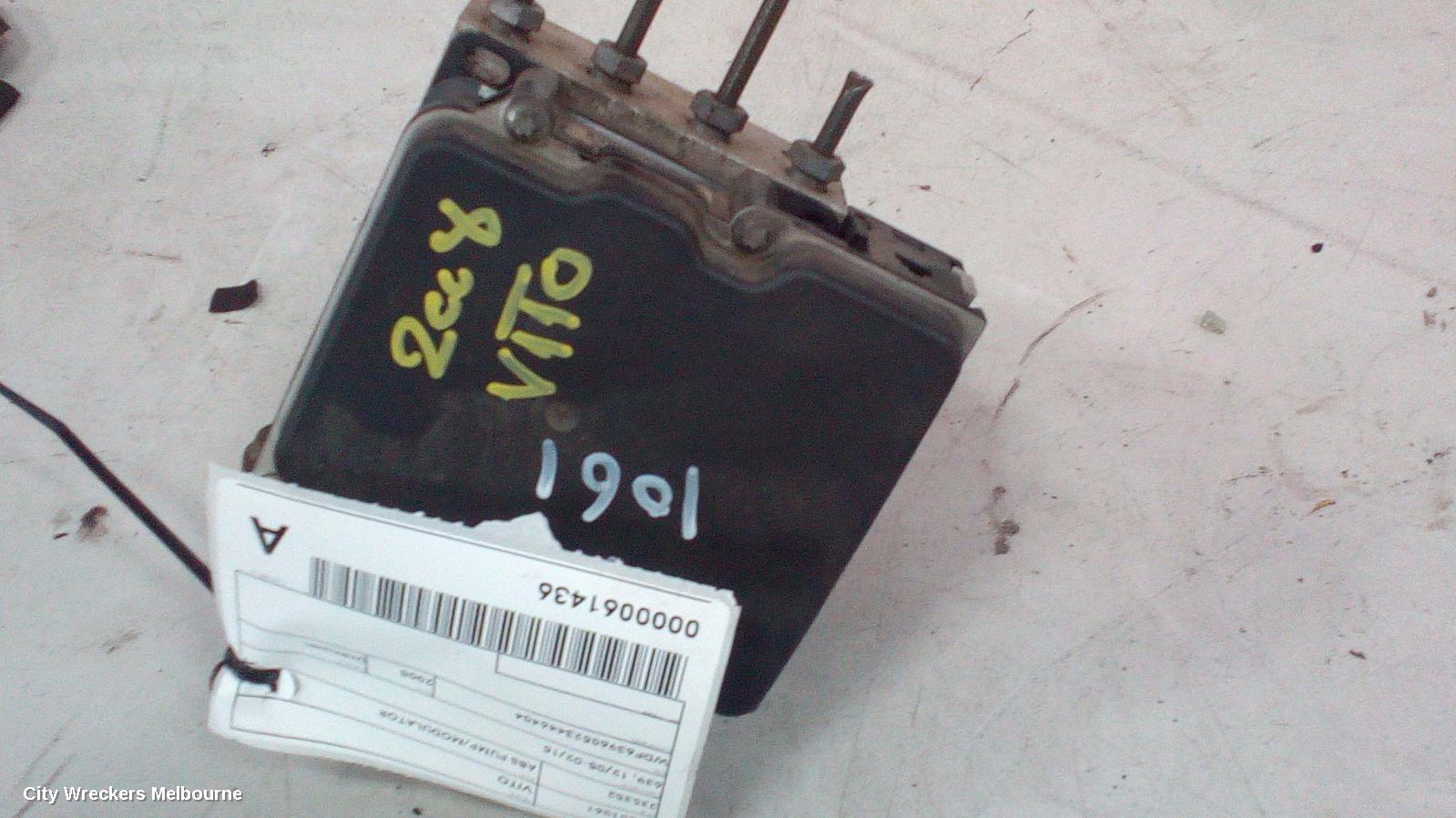 MERCEDES VITO ABS PUMP/MODULATOR, 639, 12/2005 - 02/2015