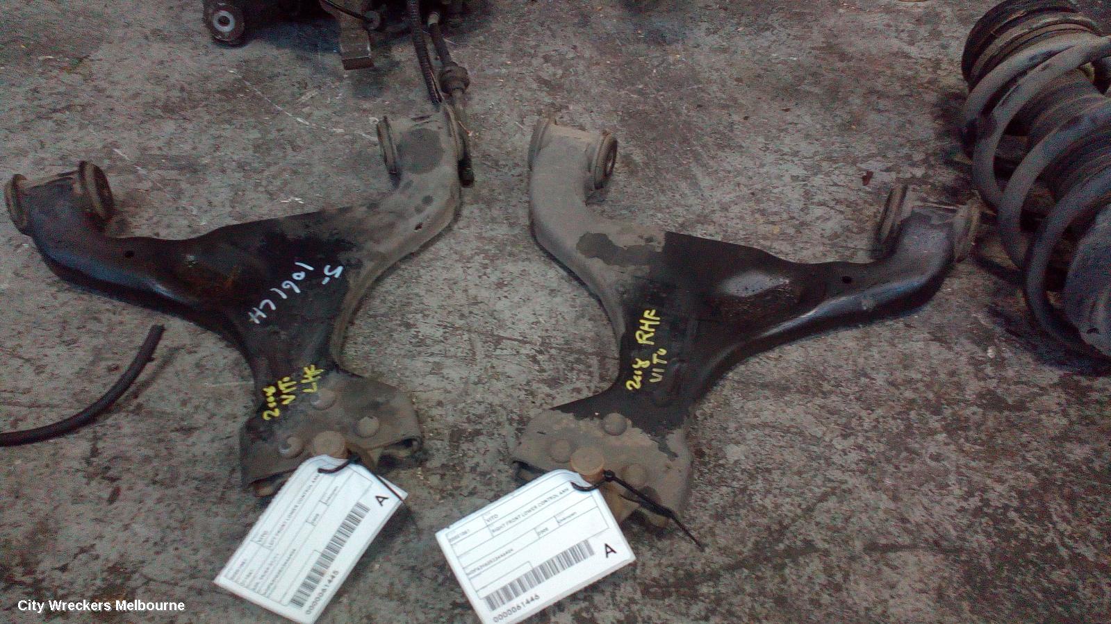MERCEDES VITO LEFT FRONT LOWER CONTROL ARM, 639, 04/2004 - 01/2011