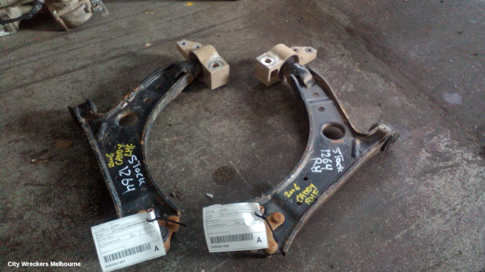 VOLKSWAGEN CADDY LEFT FRONT LOWER CONTROL ARM, 2K, 12/2004 - 08/2010