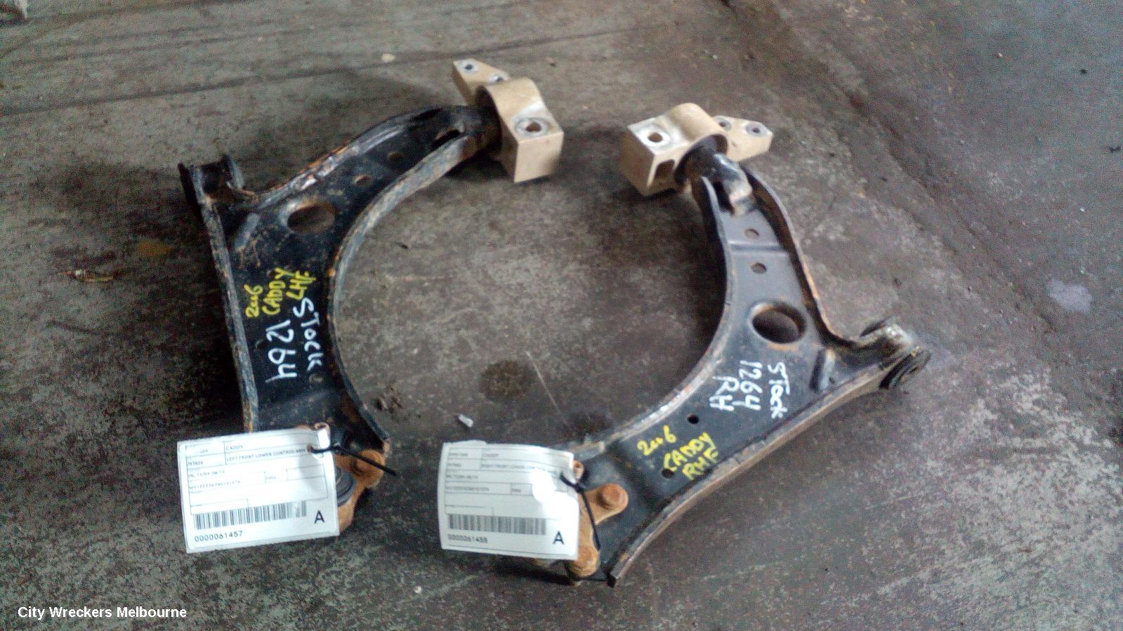 VOLKSWAGEN CADDY RIGHT FRONT LOWER CONTROL ARM, 2K, 12/2004 - 08/2010