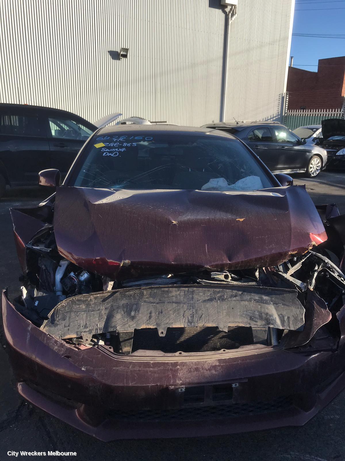 HONDA CIVIC REAR GARNISH, BOOTLID LAMP (LH SIDE), 9TH GEN, 02/2012 - 04/2016