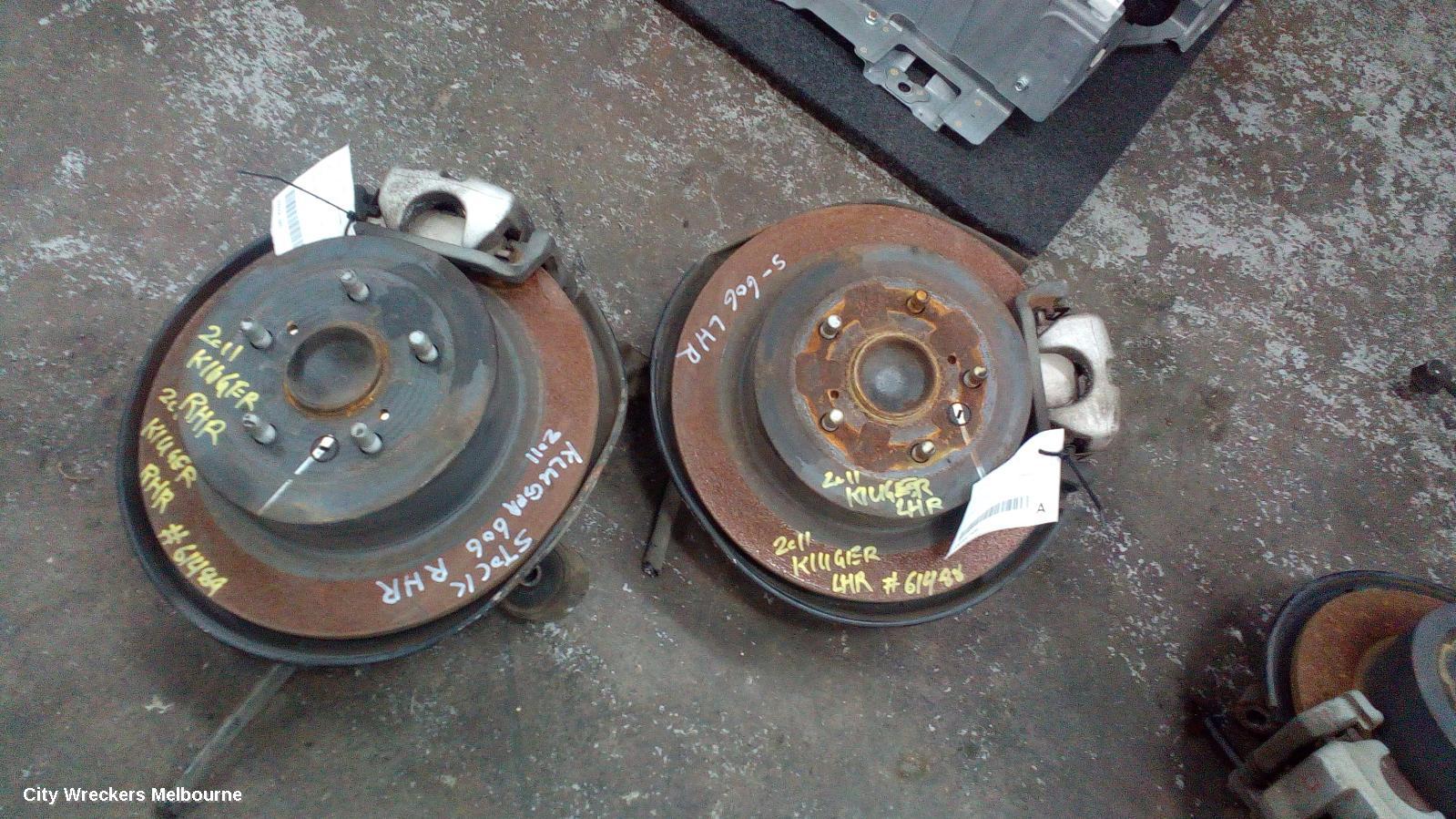 TOYOTA KLUGER RIGHT REAR HUB ASSEMBLY, GSU40-GSU45, 2WD, 05/2007 - 02/2014