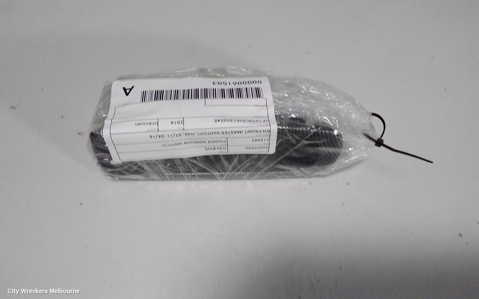 RENAULT KALEOS PWR DR WIND SWITCH, RH FRONT (MASTER SWITCH), H45, 07/2011 - 04/2016