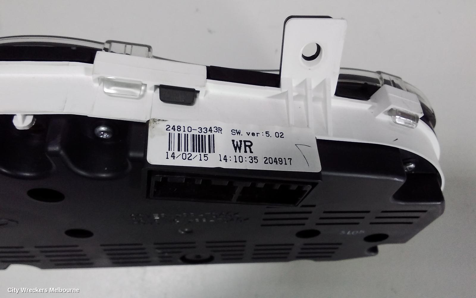 RENAULT KALEOS INSTRUMENT CLUSTER, H45, PETROL, 2.5, AUTO T/M, 09/2013 - 04/2016