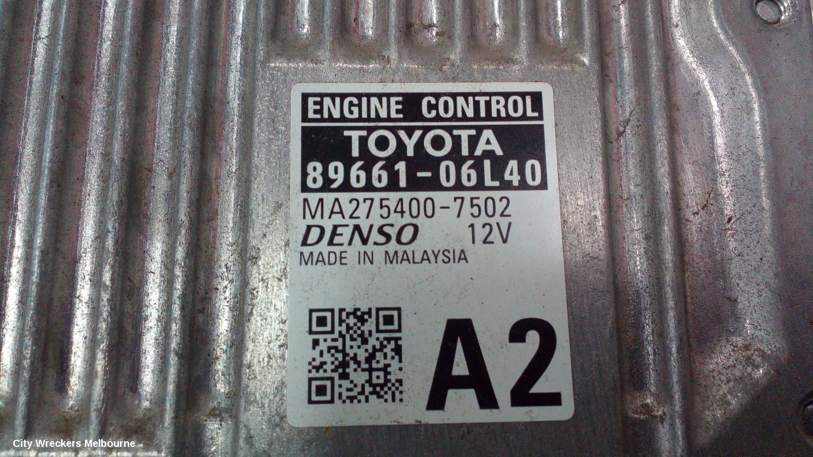 TOYOTA CAMRY ECU, ENGINE ECU, ASV50, 2.5, 2AR-FE, ECU ONLY, 12/2011 - 10/2017