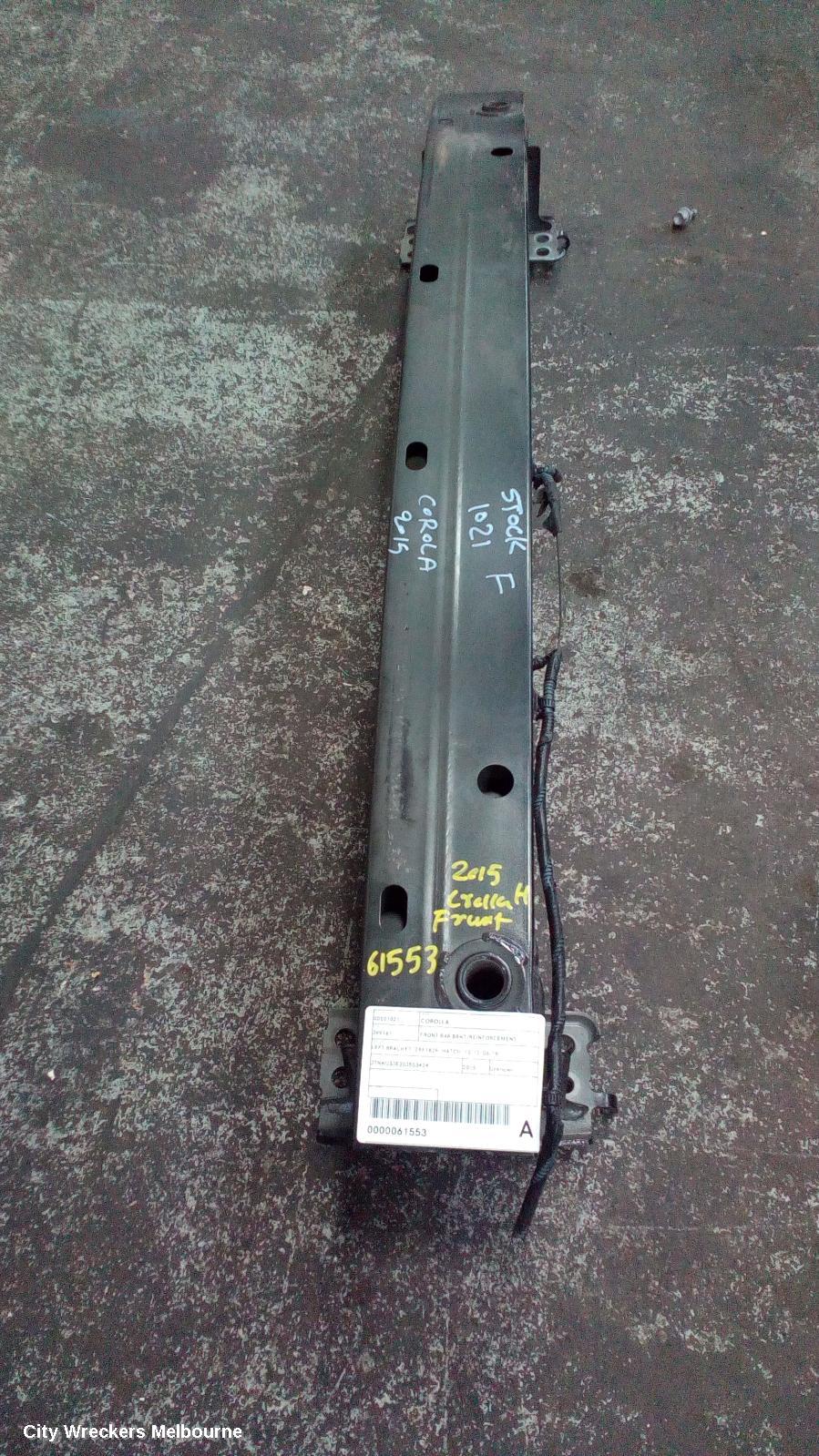 TOYOTA COROLLA F/BAR REINFORC/BRACK, LEFT BRACKET, ZRE182R, HATCH, 10/2012 - 06/2018