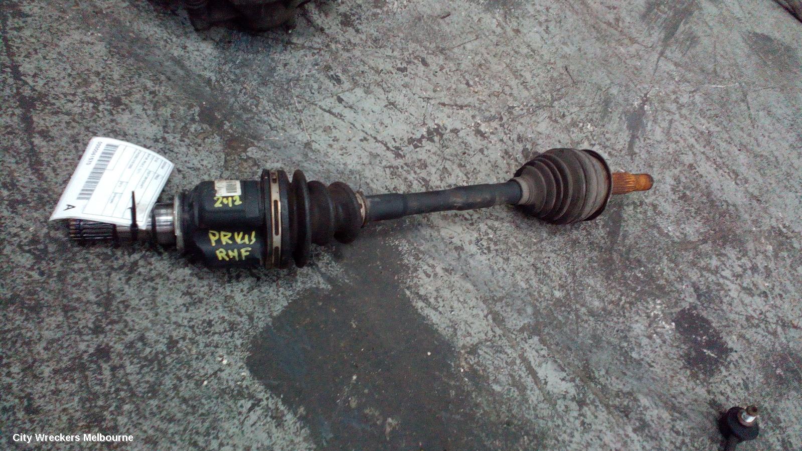 TOYOTA PRIUS RIGHT DRIVESHAFT, NHP10R, PRIUS C, 12/2011 - 03/2020