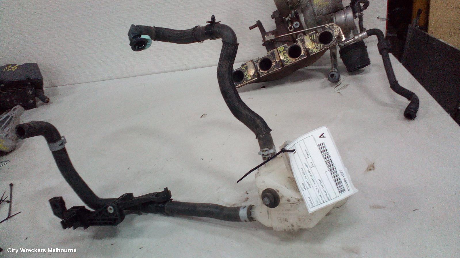 TOYOTA PRIUS OVERFLOW BOTTLE, NHP10R, PRIUS C, INVERTER TYPE, 12/2011 ONWARDS